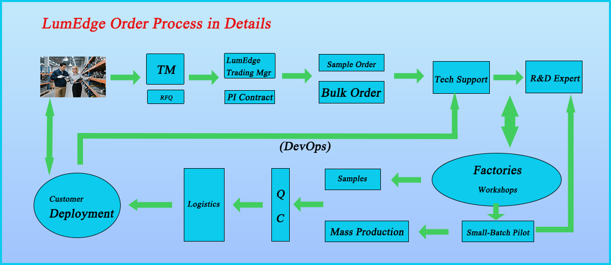 LumEdge Order Processes in Details